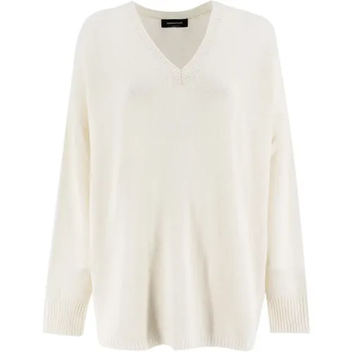 Soft Cashmere V-Neck Shirt , female, Sizes: M - Fabiana Filippi - Modalova