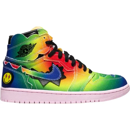 J Balvin High Retro Limited Edition , male, Sizes: 9 UK, 13 UK, 3 1/2 UK, 8 UK, 2 1/2 UK, 13 1/2 UK, 11 1/2 UK, 4 UK, 6 UK, 11 UK, 14 1/2 UK, 10 UK, 4 - Nike - Modalova