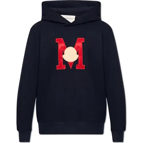 Hoodie mit Logo , Herren, Größe: L - Moncler - Modalova
