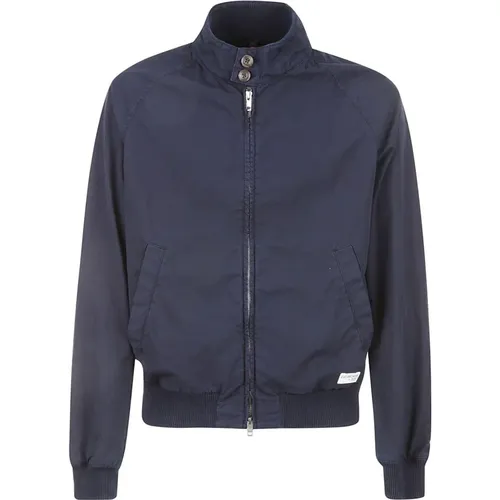 Cotton Jacket with Ripstop Texture , male, Sizes: M, L - Fay - Modalova