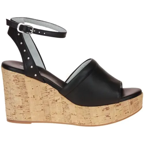 Flat Sandals , female, Sizes: 3 UK, 5 UK, 4 UK - Nerogiardini - Modalova