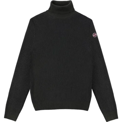 Grüner Rollkragenpullover aus Wollmischung , Herren, Größe: XL - Colmar - Modalova