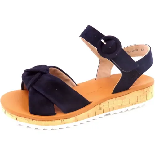 Blaue Sandalen , Damen, Größe: 37 EU - Paul Green - Modalova