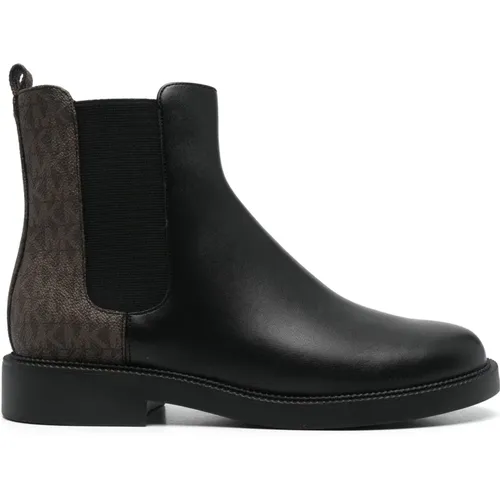 Schwarze Chelsea Bootie Casual Stiefeletten , Damen, Größe: 36 1/2 EU - Michael Kors - Modalova