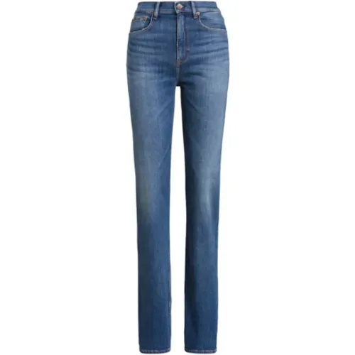 High-waisted Straight Leg Jeans , Damen, Größe: W29 - Polo Ralph Lauren - Modalova