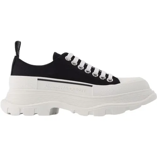 Tread Slick Sneakers - - /White - Leather , female, Sizes: 2 UK, 4 UK, 6 UK, 3 UK, 5 UK, 8 UK - alexander mcqueen - Modalova