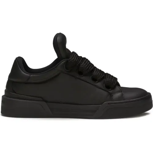 Schwarze Sneakers von Dolce Gabbana , Herren, Größe: 43 1/2 EU - Dolce & Gabbana - Modalova