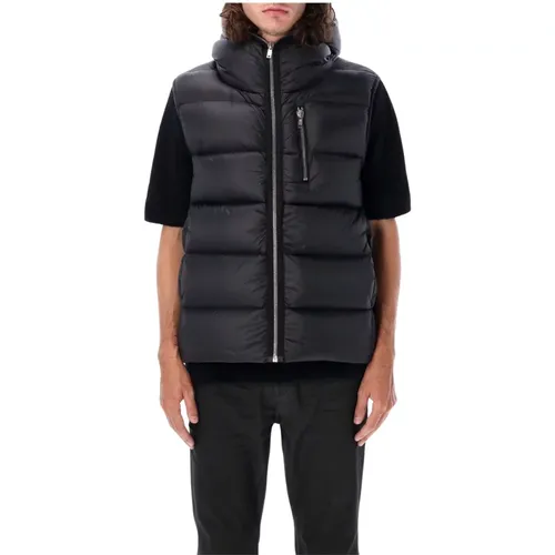 Padded Down Hooded Vest , male, Sizes: XL - Rick Owens - Modalova