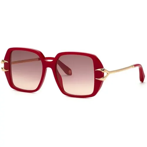 Full Frame Sunglasses Brown Gradient , female, Sizes: 54 MM - Roberto Cavalli - Modalova
