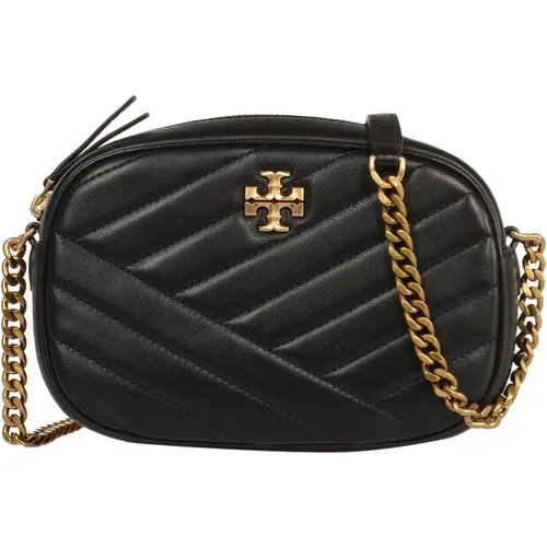 Chevron Camera Bag , female, Sizes: ONE SIZE - TORY BURCH - Modalova