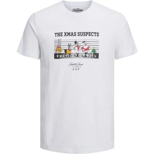 T-Shirts , Herren, Größe: 2XL - jack & jones - Modalova