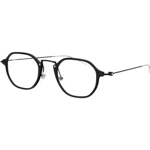 Stylish Optical Glasses Mb0296O , male, Sizes: 50 MM - Montblanc - Modalova