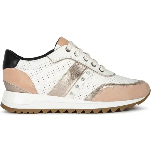 Apricot Sneakers for Women , female, Sizes: 3 UK - Geox - Modalova