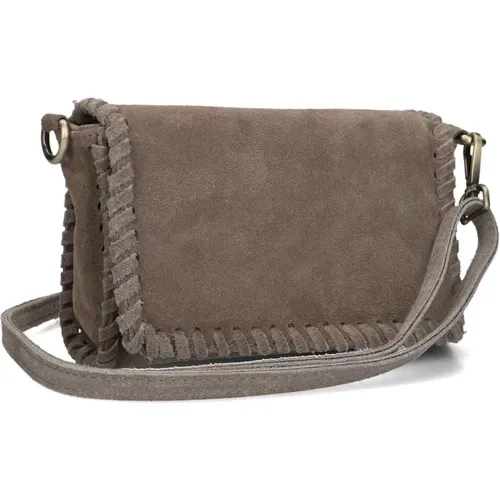 Elegante Romee Schultertasche Taupe - Notre-v - Modalova