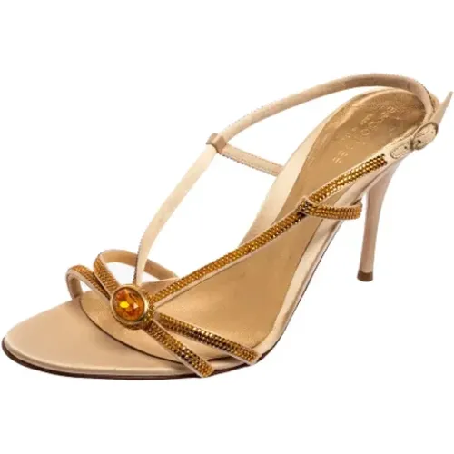 Pre-owned Satin sandals , Damen, Größe: 41 EU - Sergio Rossi Pre-owned - Modalova