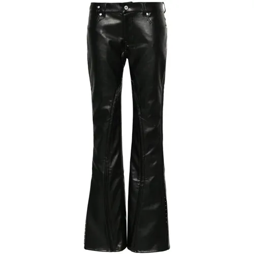 Leather Hosen , Damen, Größe: 2XS - Y/Project - Modalova