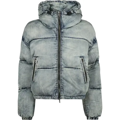 Stylish Waves Jacket , female, Sizes: XS, 2XS, 2XL - Diesel - Modalova