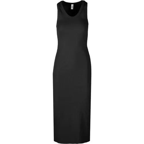 Ribbed Figure-Hugging Sheath Dress , female, Sizes: XL, M, S, L - BomBoogie - Modalova