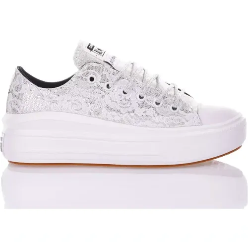 Handgefertigte Silberne Weiße Sneakers - Converse - Modalova