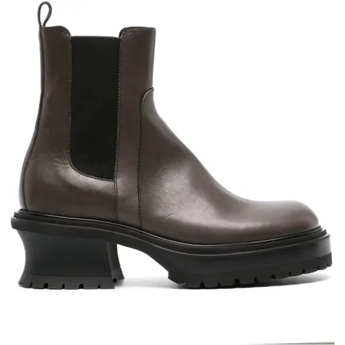 Caro Beat Leather Low Boots , female, Sizes: 5 1/2 UK, 4 1/2 UK, 4 UK, 6 UK, 7 UK - AGL - Modalova