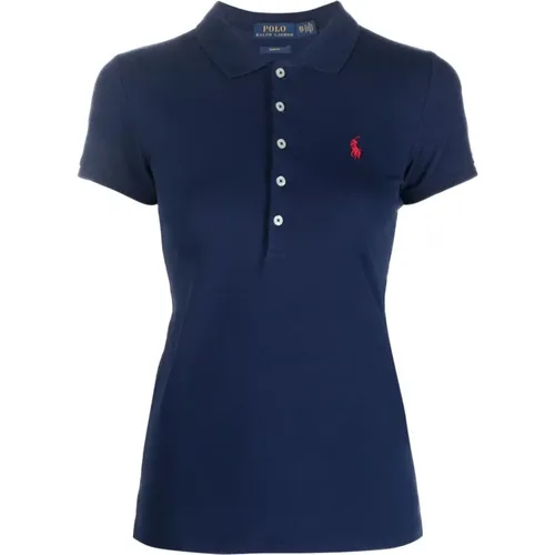 Blaue T-Shirts und Polos , Damen, Größe: XL - Polo Ralph Lauren - Modalova