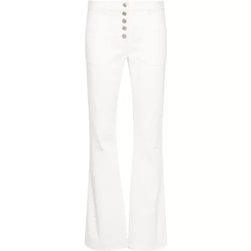 Heritage Bootcut Denim Hose , Damen, Größe: M - Courrèges - Modalova