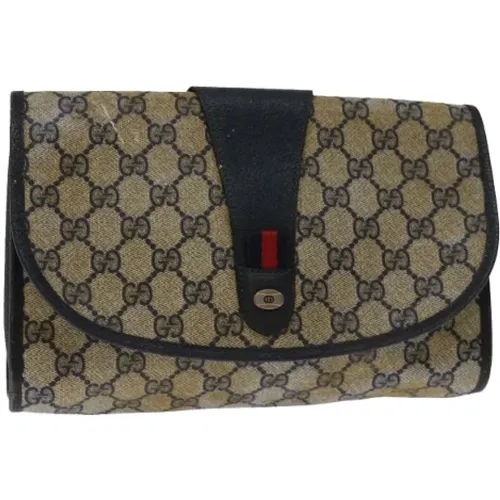 Pre-owned Leder clutches - Gucci Vintage - Modalova