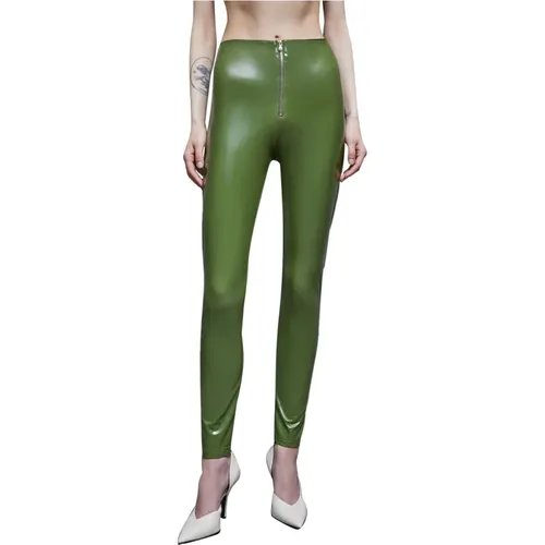 High-Waist-Leggings aus Kunstleder - PATRIZIA PEPE - Modalova