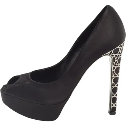 Pre-owned Satin heels , female, Sizes: 5 1/2 UK - Dior Vintage - Modalova