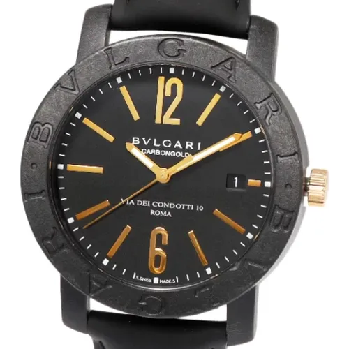 Pre-owned Metal watches , male, Sizes: ONE SIZE - Bvlgari Vintage - Modalova