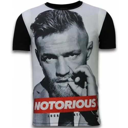 Notorious Rhinestone - Herren T-Shirt - 11-6288Z , Herren, Größe: 2XL - Local Fanatic - Modalova