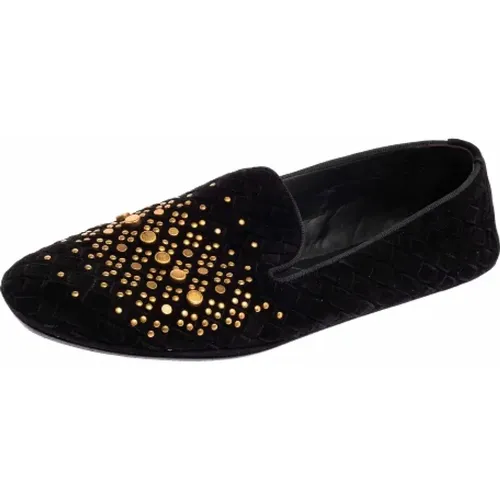 Pre-owned Suede flats , female, Sizes: 3 UK - Bottega Veneta Vintage - Modalova