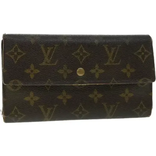 Pre-owned Canvas wallets , female, Sizes: ONE SIZE - Louis Vuitton Vintage - Modalova