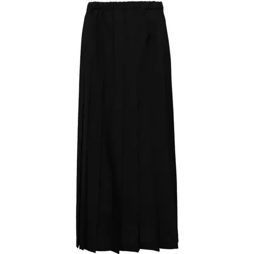 Pleated Skirt with High Waist , female, Sizes: S - Junya Watanabe - Modalova