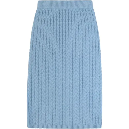 Braided Knit Midi Skirt , female, Sizes: 2XS - Silvian Heach - Modalova