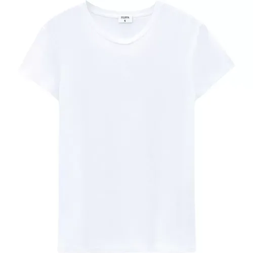 Weißes Baumwoll-T-Shirt Filippa K - Filippa K - Modalova
