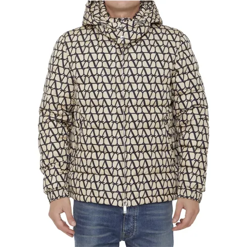 Pufferjacke mit Toile Iconographe Print - Valentino Garavani - Modalova