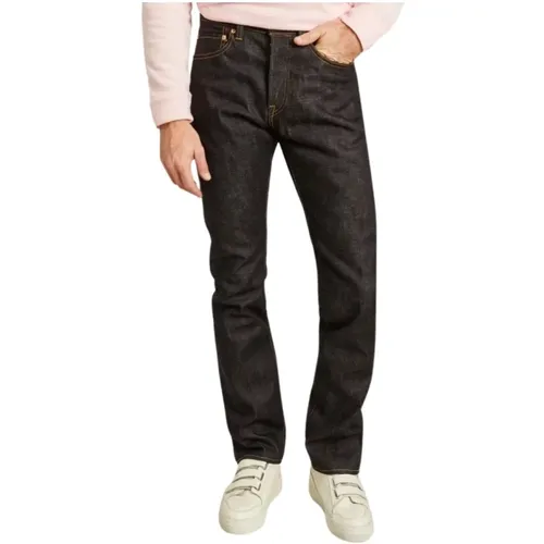 Natürlich zulaufende Jeans mit Selvedge-Baumwolle - Momotaro Jeans - Modalova