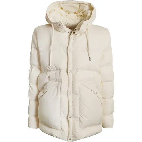 Conchiglia Hooded Padded Jacket , male, Sizes: M, L - Emporio Armani - Modalova