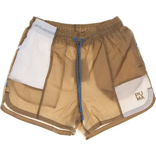 Fashion Woven Tigers Eye Shorts , female, Sizes: XS, S, M - Puma - Modalova