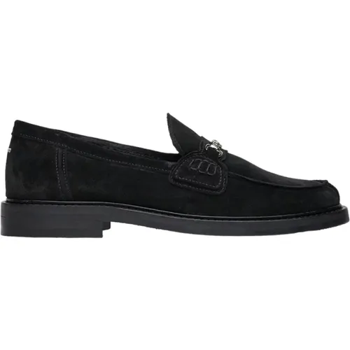 Schwarze Wildleder Loafer Schuhe , Herren, Größe: 37 EU - Filling Pieces - Modalova