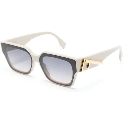 Fe40099I 25B Sunglasses , female, Sizes: 63 MM - Fendi - Modalova