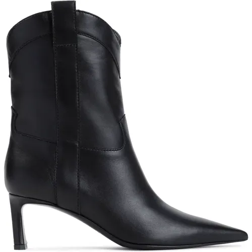 Ankle Boots with 6cm Heel , female, Sizes: 4 1/2 UK, 5 1/2 UK, 6 1/2 UK, 5 UK - Sergio Rossi - Modalova