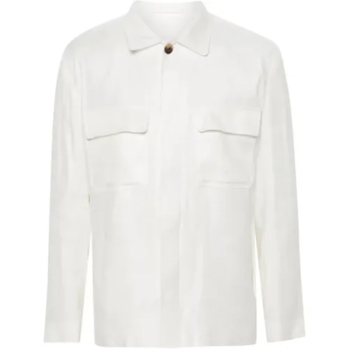 Weiße Jacken Ss24 Stilvolle Kollektion , Herren, Größe: S - Lardini - Modalova