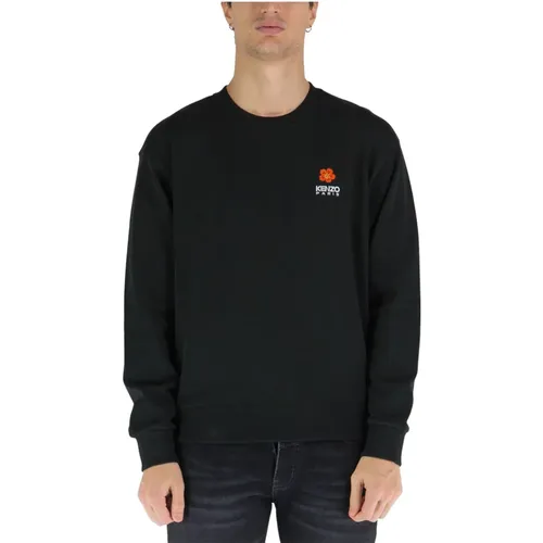 Blumen Crest Langarm Sweatshirt , Herren, Größe: XL - Kenzo - Modalova