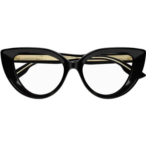 RivetsLarge Eyeglass Frames , female, Sizes: 52 MM - Gucci - Modalova