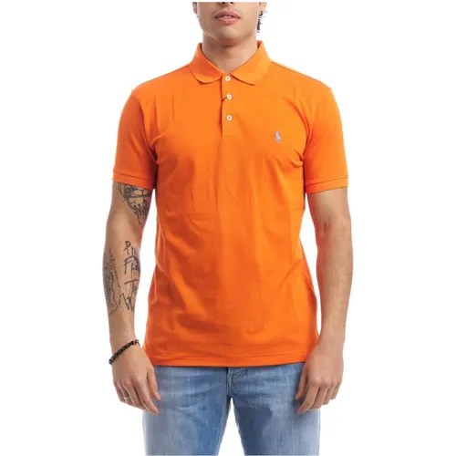 Stretch Cotton Polo Shirt for Men , male, Sizes: S - Polo Ralph Lauren - Modalova