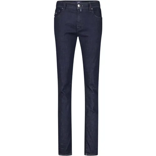 Slim-Fit Zip Jeans , Herren, Größe: W40 - Tramarossa - Modalova
