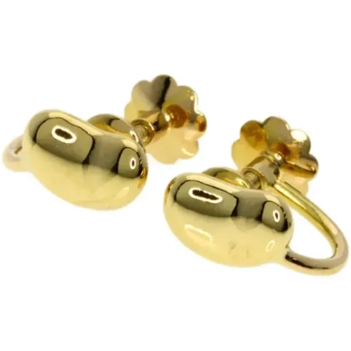 Pre-owned Gold earrings , female, Sizes: ONE SIZE - Tiffany & Co. Pre-owned - Modalova