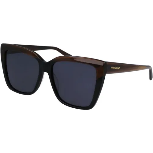 Klassische Sonnenbrille Sf1102S 217 Stil , Damen, Größe: 58 MM - Salvatore Ferragamo - Modalova